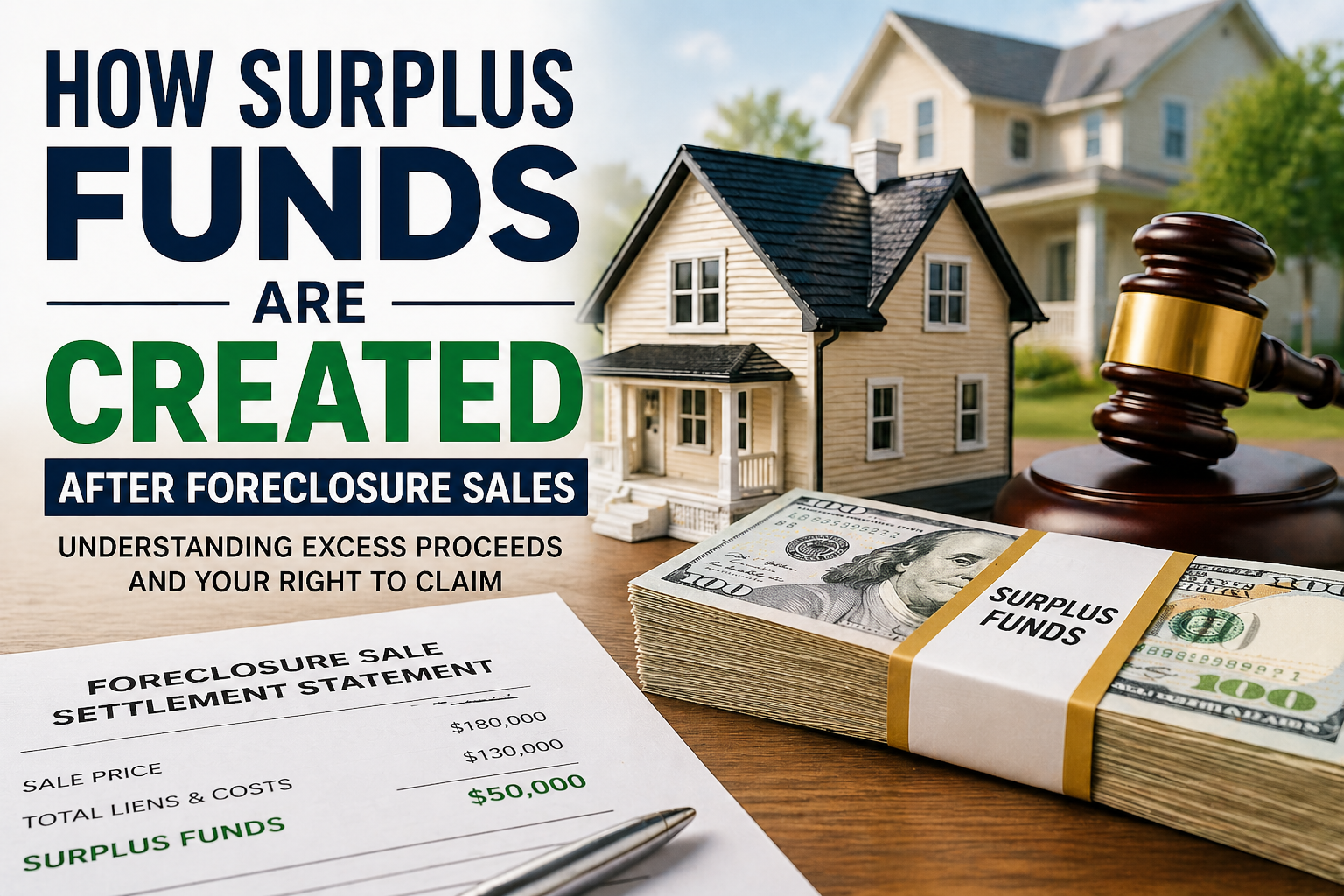 how surplus funds are created